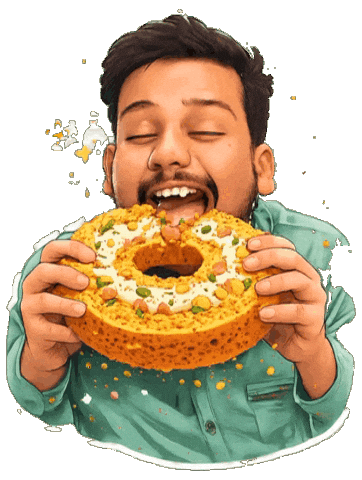 Indian Sweets Sticker by Lucky Gupta