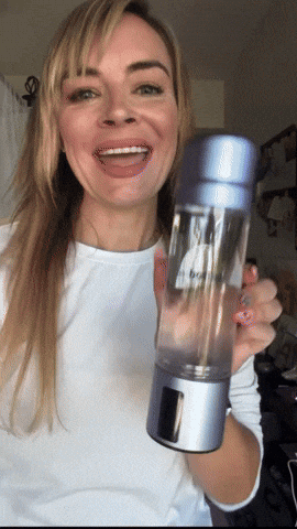 Hydrogen Water Bottle GIF