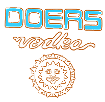 Happy Hour Cheers Sticker by Doers Vodka