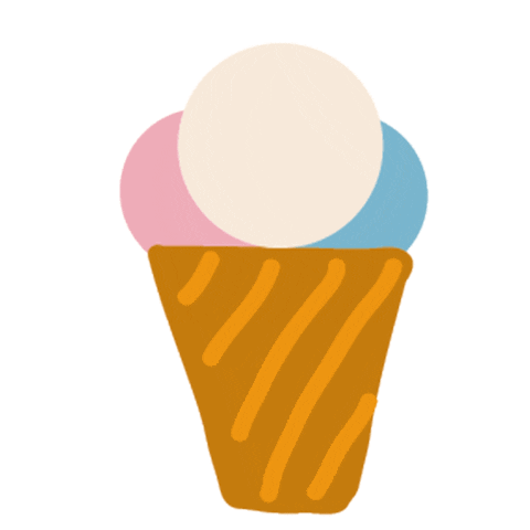 Ice Cream Summer Sticker