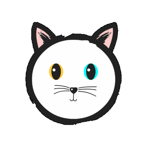 Cat Vr Sticker by Vegans of Rosenheim