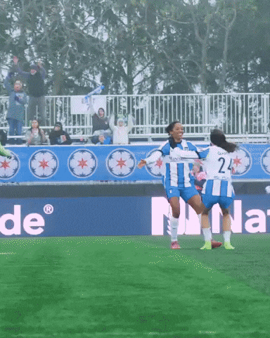 Womens Soccer Hug GIF by Chicago Stars FC
