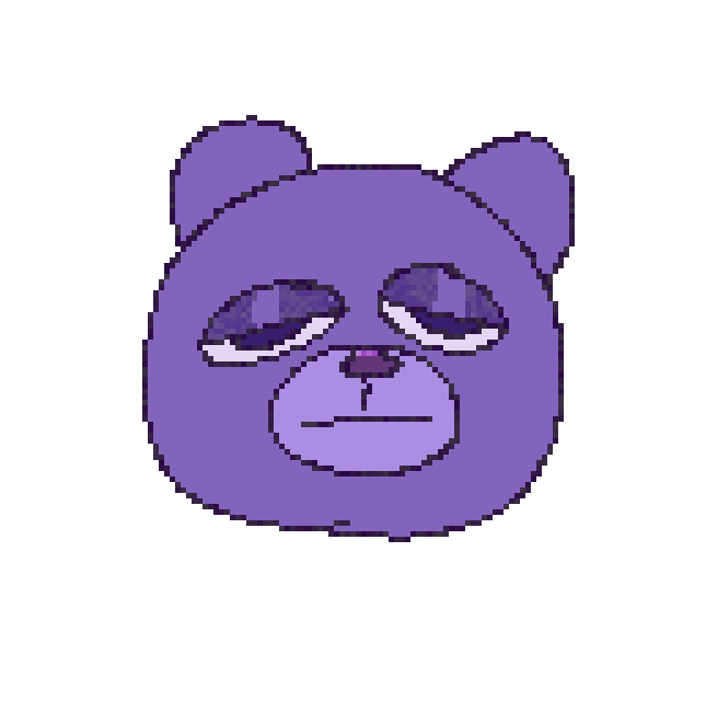 Sleepy Pixel Sticker