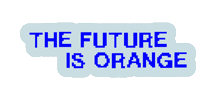 Thefutureisorange Sticker by Oranjebitter