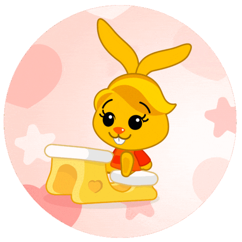 San Valentin Bunny Sticker by El Payaso Plim Plim