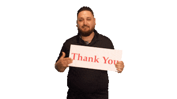 Thanks Thank You Sticker by FranciscotheLO