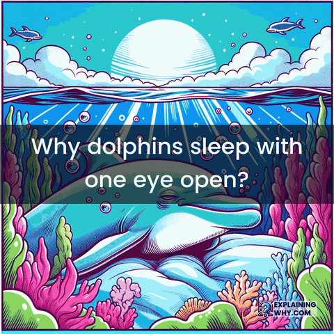 Sleep Dolphins GIF by ExplainingWhy.com