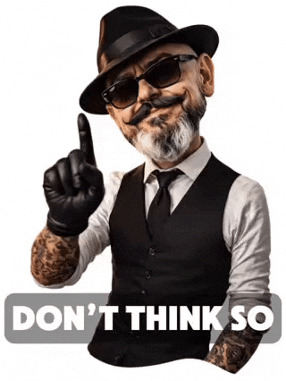 Not Gonna Happen No Way GIF by SkullyTattoo