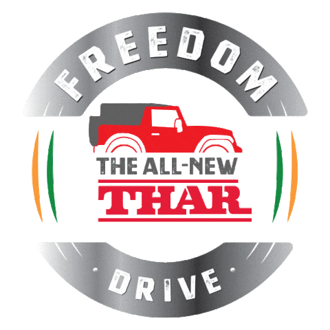 Independenceday Sticker by Mahindra Thar