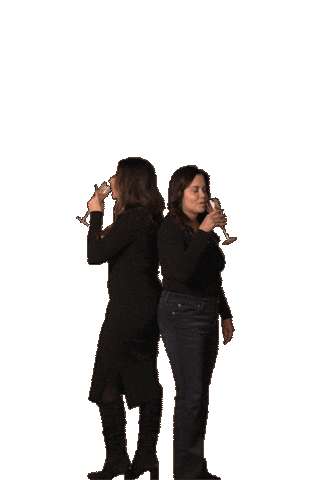 Champagne Celebrating Sticker by Harper Media Co