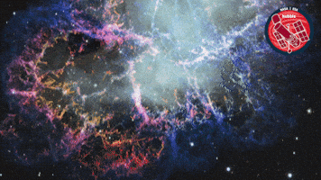 Crab Nebula Rainbow GIF by ESA/Hubble Space Telescope