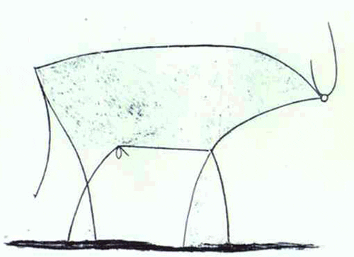 La simplificación de El Toro - Pablo Picasso