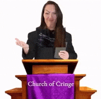 Church Cringe GIF