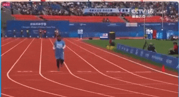 Friday Running GIF by GIPHY News