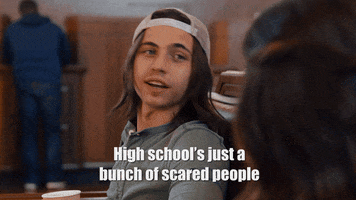 Scared High School GIF by NETFLIX