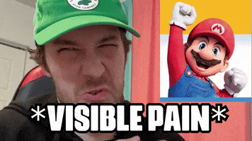 Super Mario Pain GIF by Friendly Neighbor Records