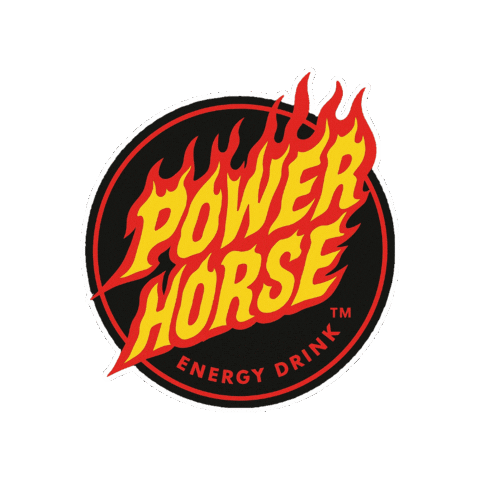 Energy Drink Sticker by PowerHorse