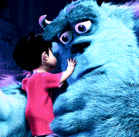 monsters inc hug GIF by Disney