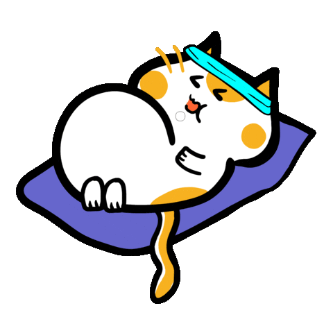 Sit Up Fitness Sticker by Poku Meow