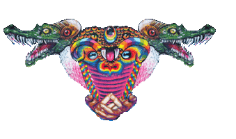 Festival Snake Sticker by Secret Dreams