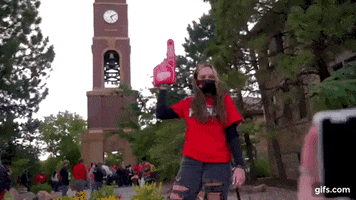 Excited Bird GIF by Southern Utah University
