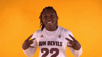 Womens Basketball Smile GIF by Sun Devils