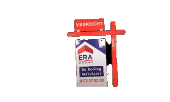 Verkocht Makelaardij Sticker by De Koning Makelaars