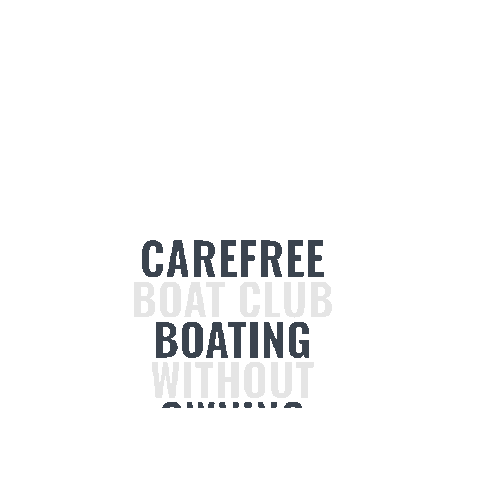Carefree Boat Club Sticker
