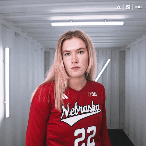 Ncaa Volleyball Please GIF by Huskers