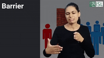 Sign Language Barrier GIF by ISL Connect