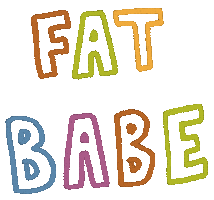 Fat Babe Sticker
