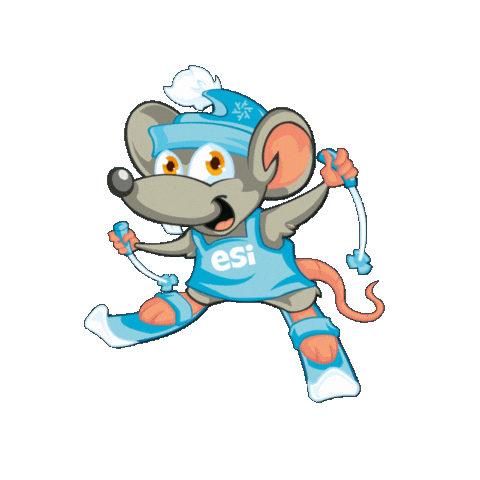 Ski Souris Sticker by ESi_SiMS