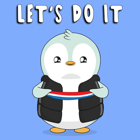 Send It Lets Go GIF by Pudgy Penguins