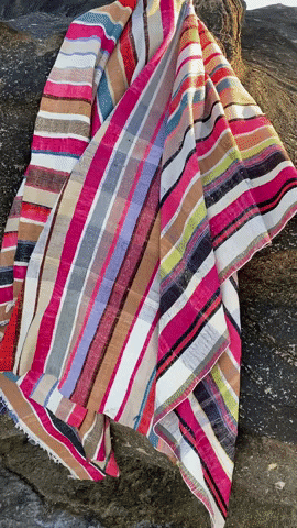 Stripes Blanket GIF by Kinga Csilla
