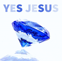Yes Jesus Blue Victoriabea4 Diamond GIF