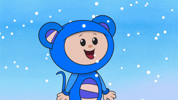 Happy Snow GIF by Mother Goose Club