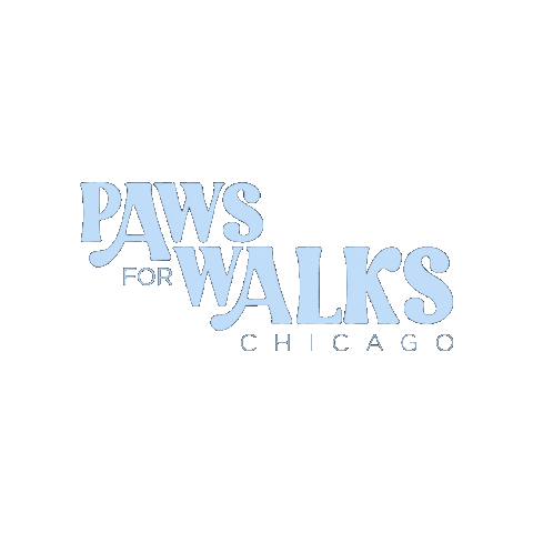 Paws for Walks Chicago Sticker