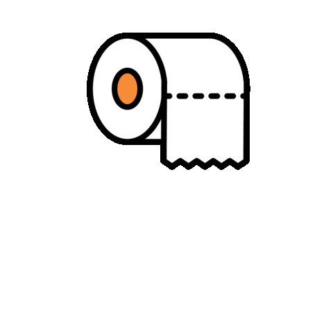 Toilet Paper Sticker by State Insurance NZ