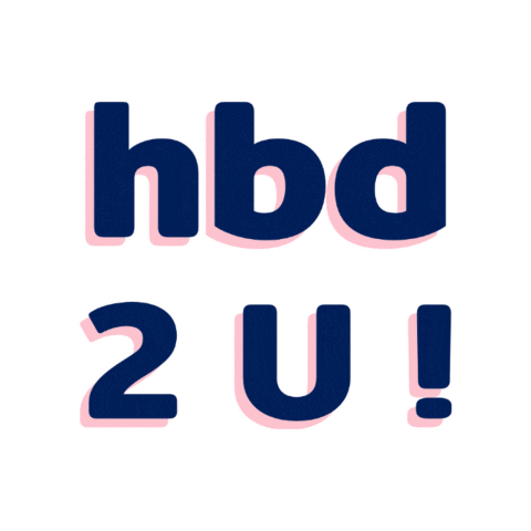 hbd Sticker
