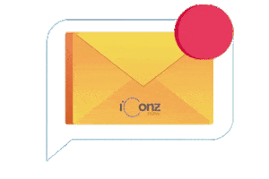 Digital Marketing Mail Sticker by iconzwebs