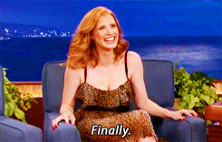 Excited Jessica Chastain GIF - Find & Share on GIPHY
