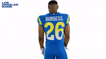 Turning Around GIF by Los Angeles Rams