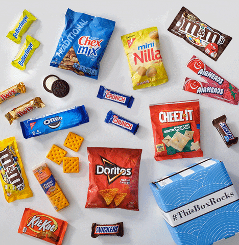 ocmcollegelife college snacks snickers college student GIF
