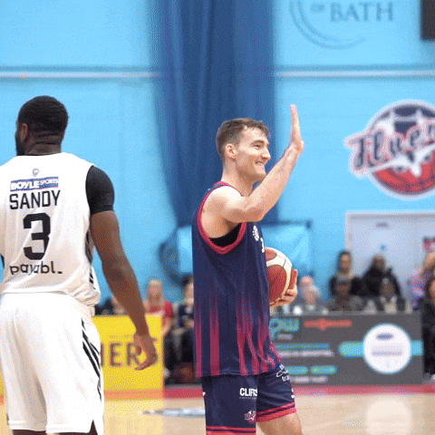 High Five Celebration GIF by Bristol Flyers