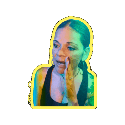 Telling Big Mouth Sticker by Kim Alvarez-Cazzetto (kimac)