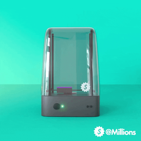 Awesome 3D Printer GIF by Millions
