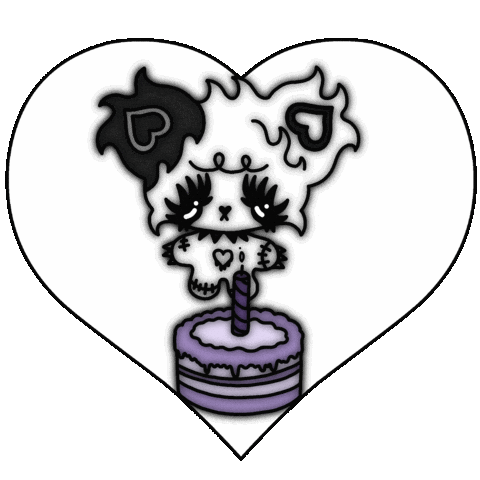 Sad Happy Birthday Sticker by Lilac's World