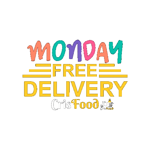 Monday Freedelivery Sticker by Crisfood