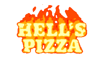 Night Slice Sticker by Hells Pizza