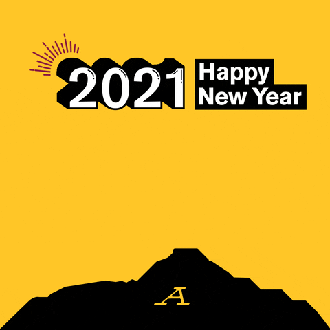 Celebrate Happy New Year GIF by Arizona State University